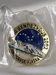 2002 Fur Rendezvous Sleeping Lady Big Dipper Archorage Alaska Pin