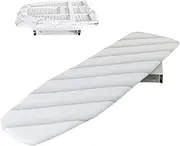 [Nisorpa] Pull Out Ironing Board - 180° Rotatable, Built-In, Fold Away Drawer With Heat Resistant Cover - 95.6 x 30cm