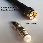 RG316 RP-SMA MALE to FME FEMALE Coaxial RF Cable USA-US