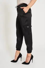 Alexa Silky Cargo Pant Black 8
