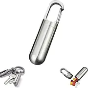 Mini Keychain Pill Box, Travel Pill Container, Medicine Organiser