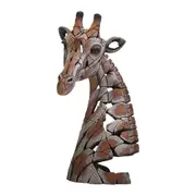 Edge Sculpture - Bust Giraffe - Stone Resin - Garden & Home Decor Sculpture