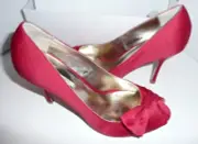 Tony Bianco NEW Scarlett/Red Silk Satin LDS Shoes SZ6.5