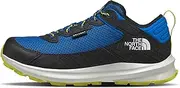 [THE NORTH FACE] Unisex-Child Fastpack Hiker Waterproof (Little Big Kid) Hiking Shoe, Hero Blue/Tnf Black, 3 Big Kid