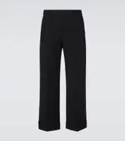 [Valentino] Valentino Virgin wool tuxedo pants AU 96 black