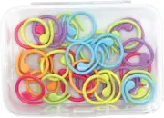 Multicolor Stitch Markers Knitting Stitch Rings Mini Size Crochet Markers Knitti