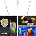 6Pcs Easy to Clean Spring Stirrer Stainless Steel Mini whisk Kitchen Cooking