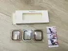3 Pack For Apple Watch Series 4/5/6/SE 44mm with Screen Protector, Ultra Thin