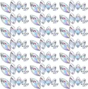 Versatile 600pc Acrylic Rhinestones Flatback Gems for Nail Art DIY Crafts Phone Case Dec
