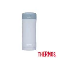 在飛比找ETMall東森購物網優惠-【THERMOS膳魔師】不鏽鋼真空保溫杯400ml淺墨藍(J