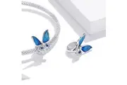 Solid 925 Sterling Silver Butterfly Fly Away Pandora Inspired Charm