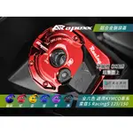 APEXX | 鎖頭蓋 紅色 燒鈦 螺絲 鑰匙孔外蓋 KYMCO RACINGS 125/150 雷霆S