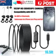 Direct Plug To iPhone iOS Borescope Endoscope Snake Inspection Camera Waterproof