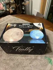 Floating Pool Lights – 4Pcs Full Moon Solar Pool Lights for Inground Pools