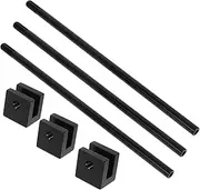 Generic 1 Set Adjustable Grill Pan Rack Portable Outdoor Bbq Support Bracket for Camping Household Use Stable Design for Family Restaurant Grill Plates