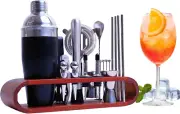 Cocktail Shaker Set, Mixology Bartender Kit 22-Piece Bar Tool Set with Stylish B