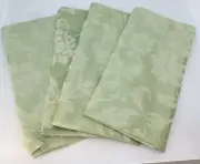 CLASSIC HOME SET OF 4 CLOTH NAPKINS NEW TARGET GREEN FLORAL 2006