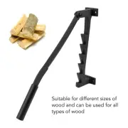 Wall Mounted Firewood Splitter High Carbon Steel Log Cutter Kindling Axe