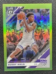 2019-20 Donruss Optic Buddy Hield Lime Green Prizm Holo /149 Sacramento Kings 67