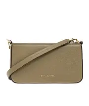 Michael Michael Kors Bryant Small Pebbled Convertible Pouch One size Brown