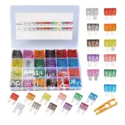 250Pcs Blade Fuses Assortment Kit Standard Mini Size For Car RV Truck Motorcycle