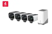 Eufy S3 Pro Security Camera Kit - Homebase and 4 Cameras