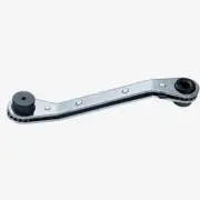 Stahlwille 1/4" + 5/16" Reversible Angled Bit Ratchet - Made In USA