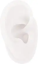 NOLITOY Ear Model Silicone Fake Ear for Piercing Practice and Jewelry Display Compact Realistic Appearance for Teaching and Training