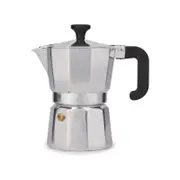 La Cafetiere Venice 3-cup 150ml Espresso Maker Aluminum Coffee Pot - Silver