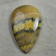 Top quality bumble bee jasper handmad cabochon drop shape gemstone cabochon