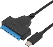 SATA to USB 3.1 Type C Cable, USB C 3.1 to 2.5 inch SATA SSD/HDD Cable, External Hard Drive Adapter for 2.5 inch SSD HDD, Support UASP, 30cm Cable