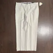 Callaway Men's 40 x 32L ” White Pro Spin 2.0 Stretch Golf Pants Active Waistband