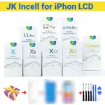 JK INCELL 屏幕適用於 X XR XS 11 PRO MAX LCD 顯示屏觸摸屏 IPHONE 數字化儀組件