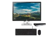 HP EliteDesk 800 G5 Mini Desktop Bundle i5-9500T Six-Core 128GB 8GB RAM + 24" Display | Refurbished