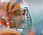 Offensive lineman Anthony Munoz Cincinnati Bengals looks on from t- Old Photo 2