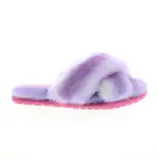 Emu Australia Mayberry Tinge W12688 Womens Pink Leather Slides Slippers Shoes 6
