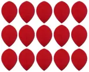 5 New Sets Rip Stop Nylon Fabric Pear Dart Flights - Ships w/ Tracking - Red