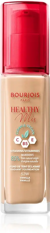 Bourjois Healthy Mix Foundation Radiant 52-Vanilla 30 ml