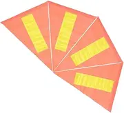 Toddmomy 4pcs Reflective Warning Flag Reflective Bicycles Safety Corner Protector Warning Flag Bicycles Protective Strip Protector Outdoor Bicycles Anti-collision Protector Orange Pvc