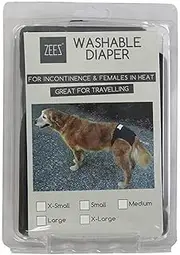 Washable Dog Diaper Large Zeez (Waist 38-60cm)