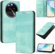 Cover Compatible with Oppo Find X6 Pro 5G case,Compatible with Oppo Find X6 Pro 5G Card Slotting Wallet Phone Leather Case QS