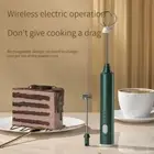 1 PC USB Rechargeable Handheld Egg Beater 3 Speeds Electric Milk Frother Foam Ma