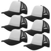 10 Pcs Blank Mesh Baseball Cap DIY Hat Sublimation Hats Toddler Man