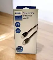 Philips Cat5e Internet Ethernet Cable Audio Video 50 Feet Brand New