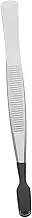 Gadpiparty Stainless Steel Craft Tweezers with Rubber for Jewelry Making Bead Crafting and Stamp Collecting Durable Laboratory Grade Tool for Precision Tasks Silver