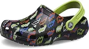 [Crocs] Unisex-Child Classic Graphic Clog, Lightning Bolt, 8 Toddler