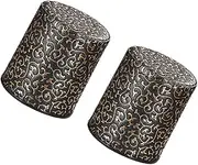 MUSISALY 2pcs Leather Dice Cup Funny Game Tool Dice Cup Ktv Funny Game