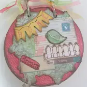 Mini Dream Homemade Junk Journal in Circle Shape