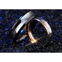 在飛比找Yahoo!奇摩拍賣優惠-永恆的愛 鑲鑽 鈦鋼 情侶對戒 戒指 鋼戒 尾戒 ring