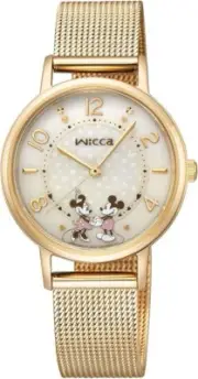 Citizen KP5-425-91 Watch Wicca Disney Mickey & Minnie Special Model Gold NEW
